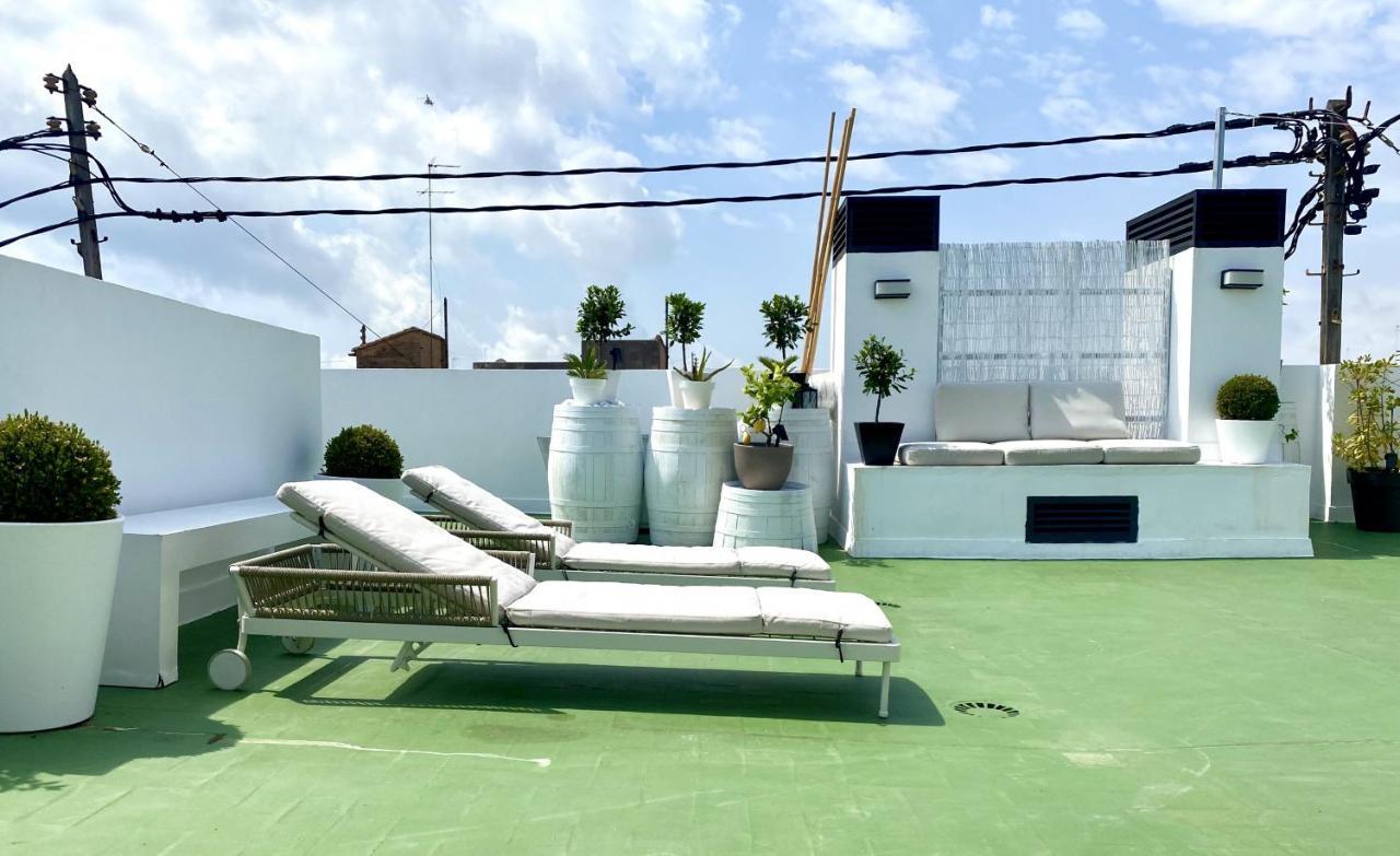 Acogedor Estudio A Metros De La Playa, Con Zonas Comunes Y Terraza 3B Valencia Exterior foto